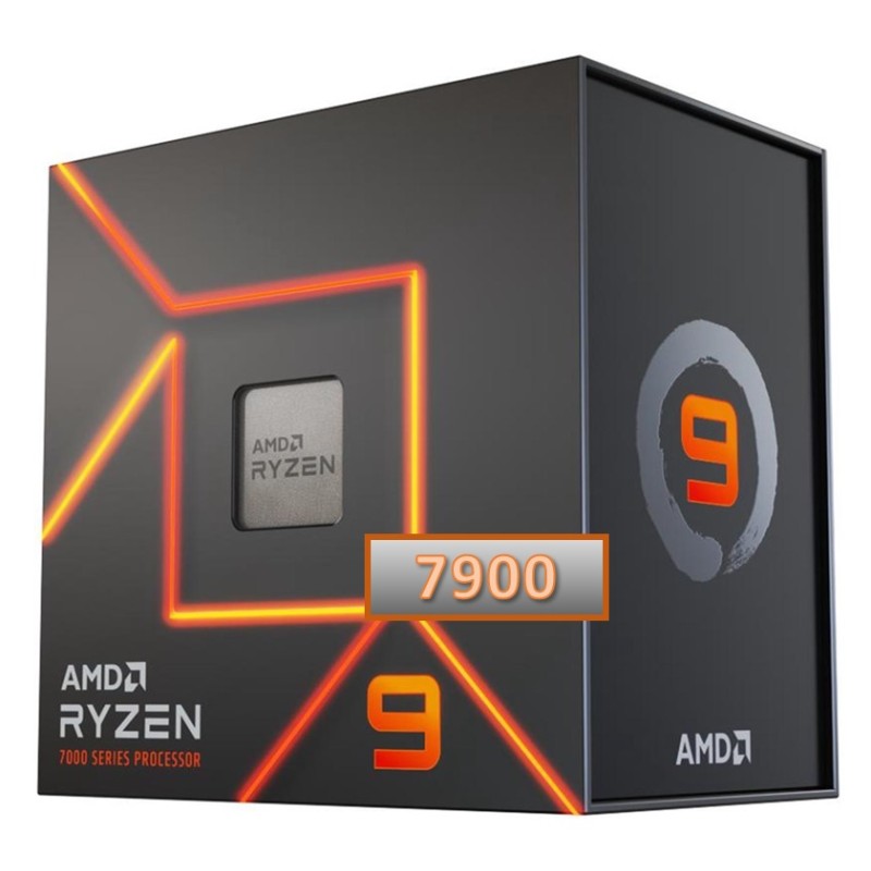 AMD Ryzen 9 7900 processeur - 12-Core 3.7 GHz - Socket AM5 (100-100000590BOX)