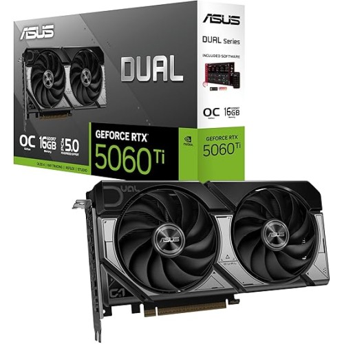 asus dual series oc 16gb gddr7 geforce rtx 5060ti