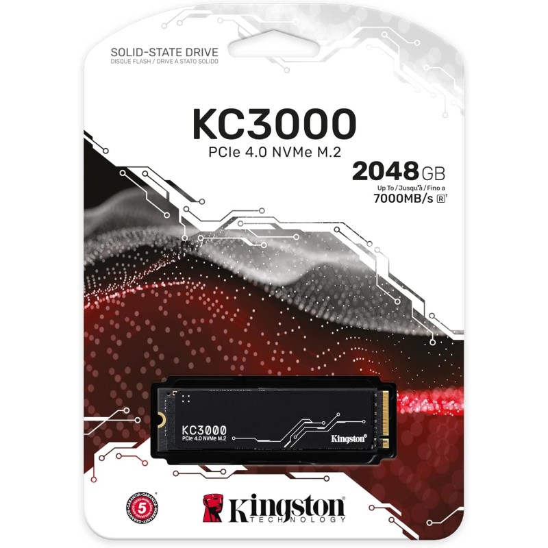 Kingston KC3000 2TB NVMe PCI-e Internal Solid State Drive